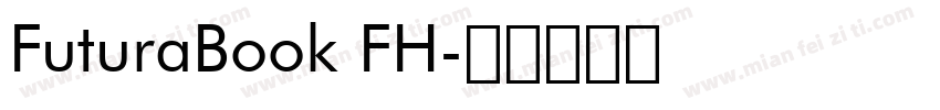 FuturaBook FH字体转换